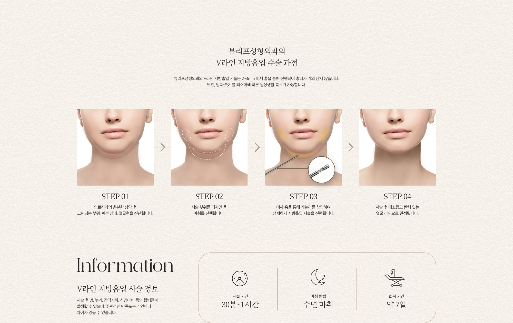 V라인 지방흡입 | 뷰리프성형외과 | 대전 성형외과 | 리프팅·눈성형